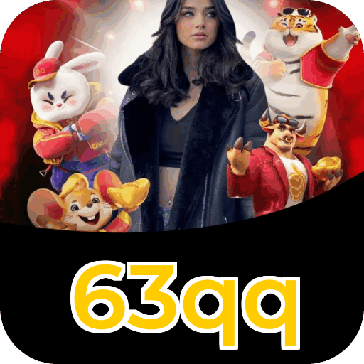 Interface do aplicativo 63qq mostrando jogos disponíveis no iOS e Android